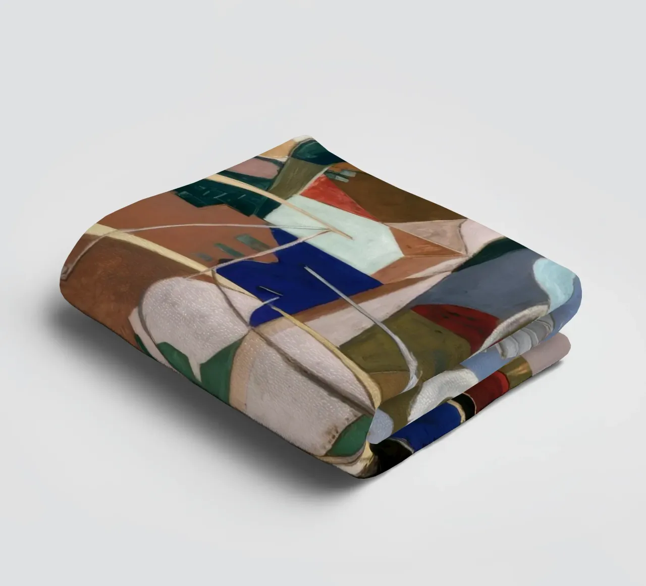 Flusso geometrico della discordia asciugamano da bagno da Obisidian Brush