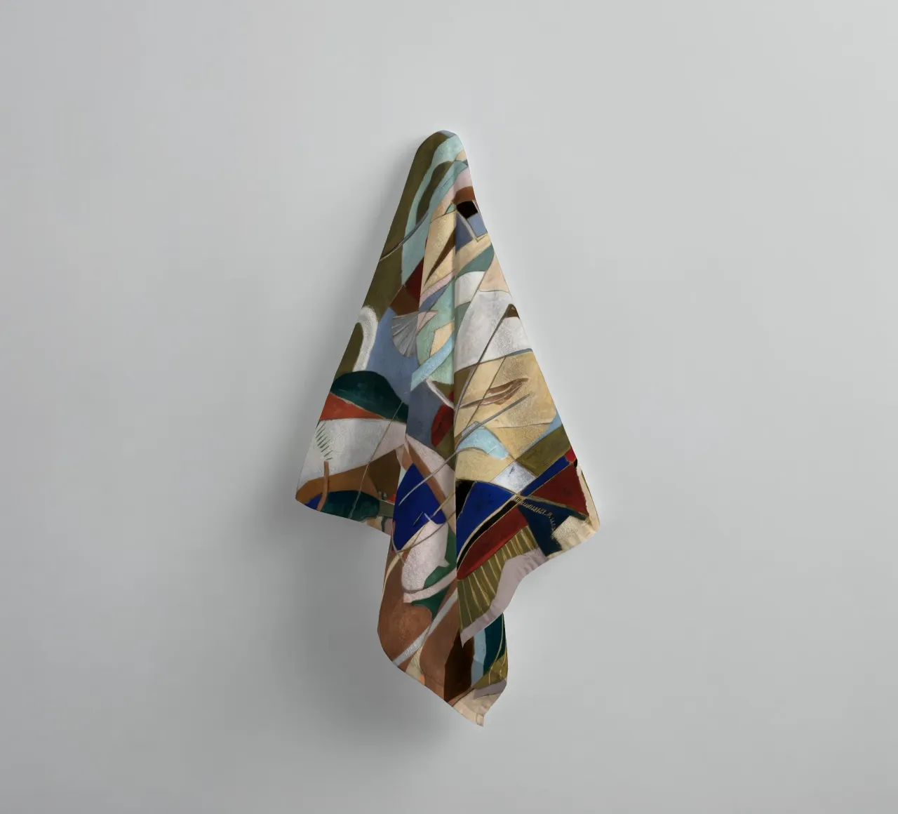 Flusso geometrico della discordia asciugamano da bagno da Obisidian Brush