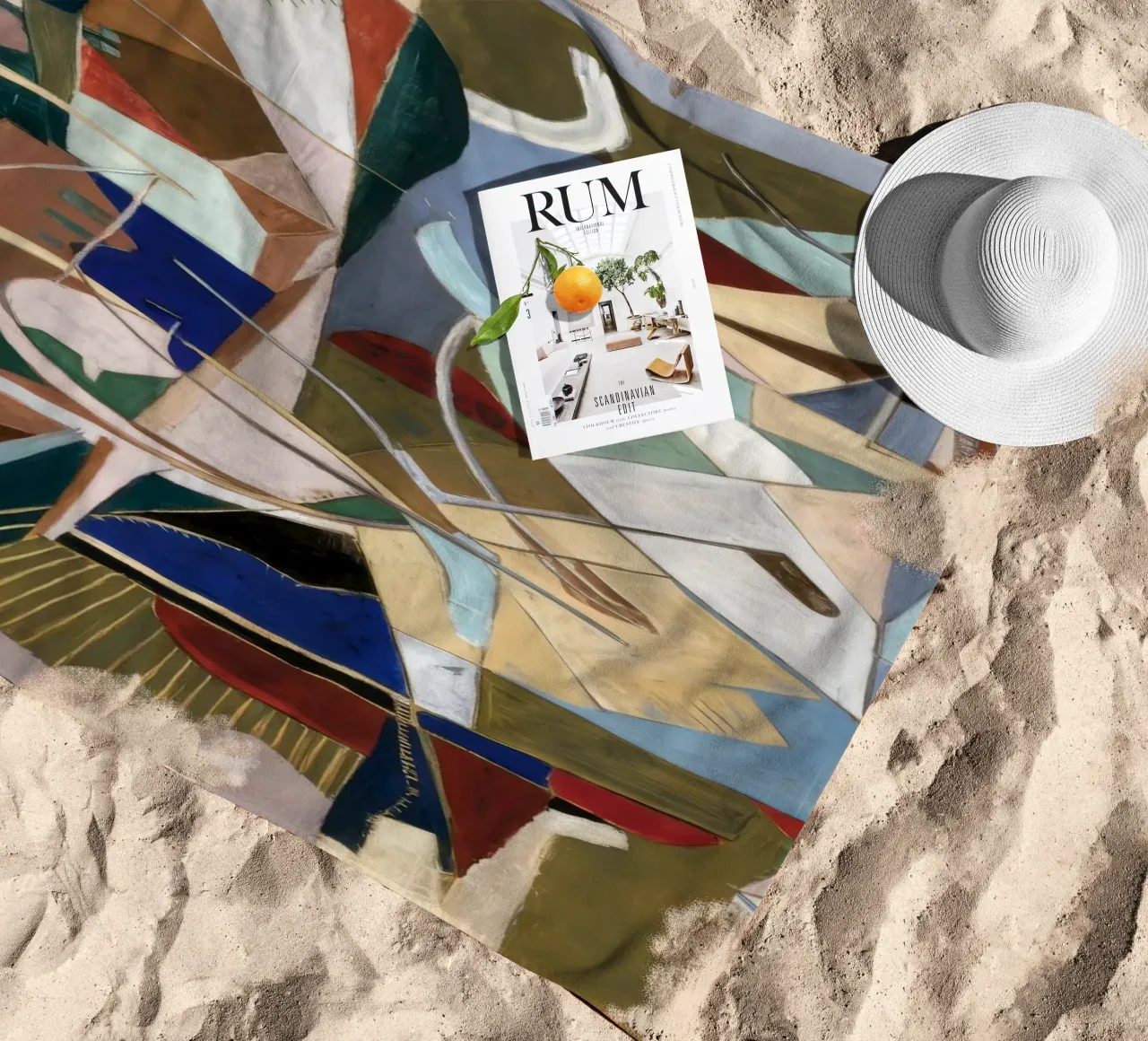 Discord Geometry Flow beach towel by Obisidian Brush