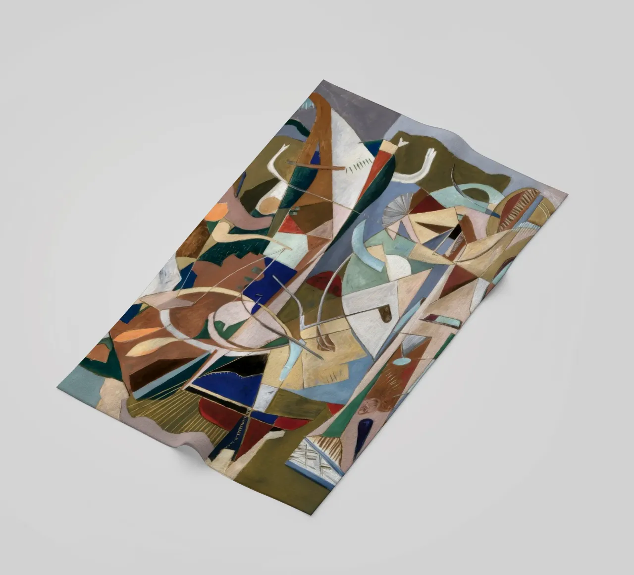 Discord Geometry Flow beach towel by Obisidian Brush