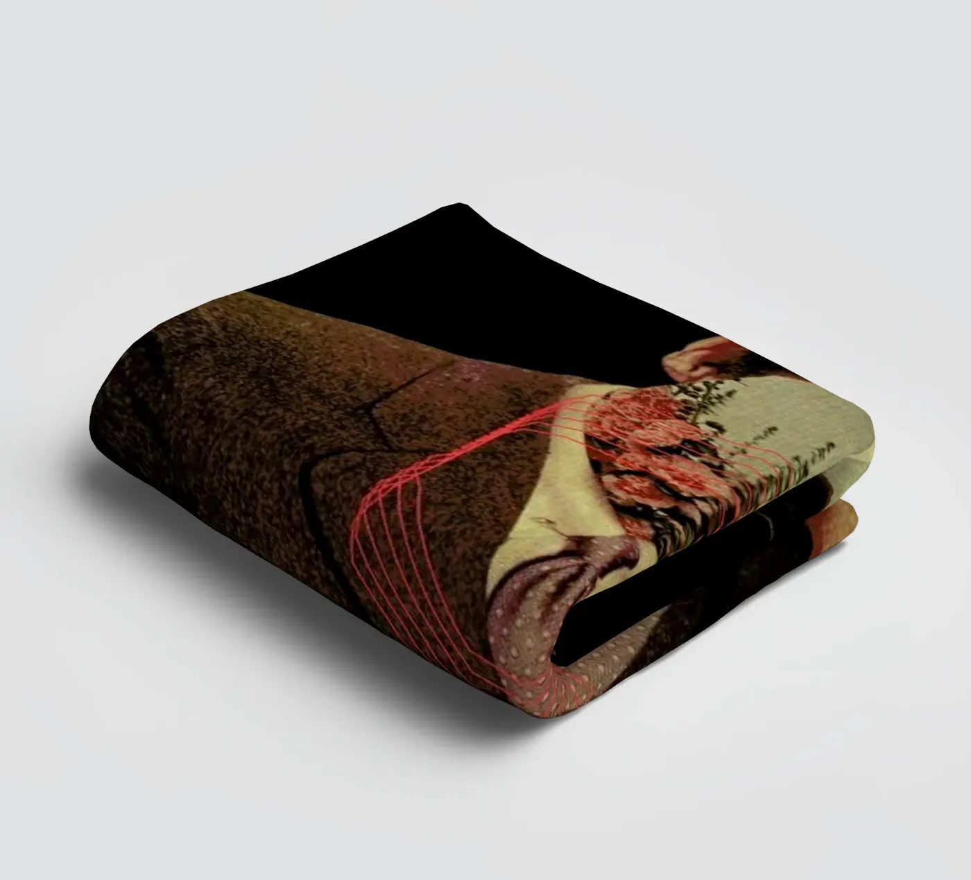 Portrait badhanddoek van Frank Moth