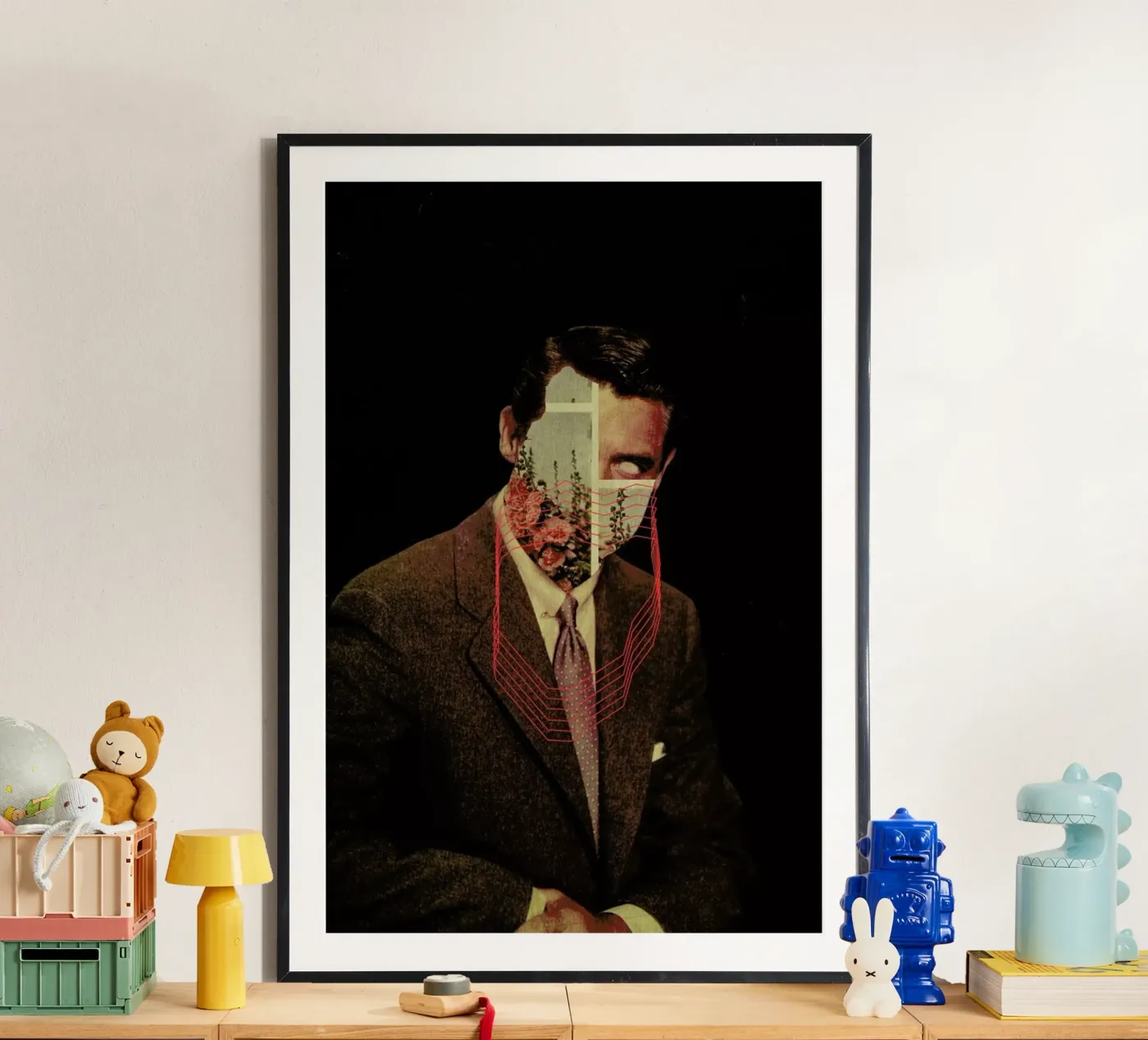 Portrait poster van Frank Moth