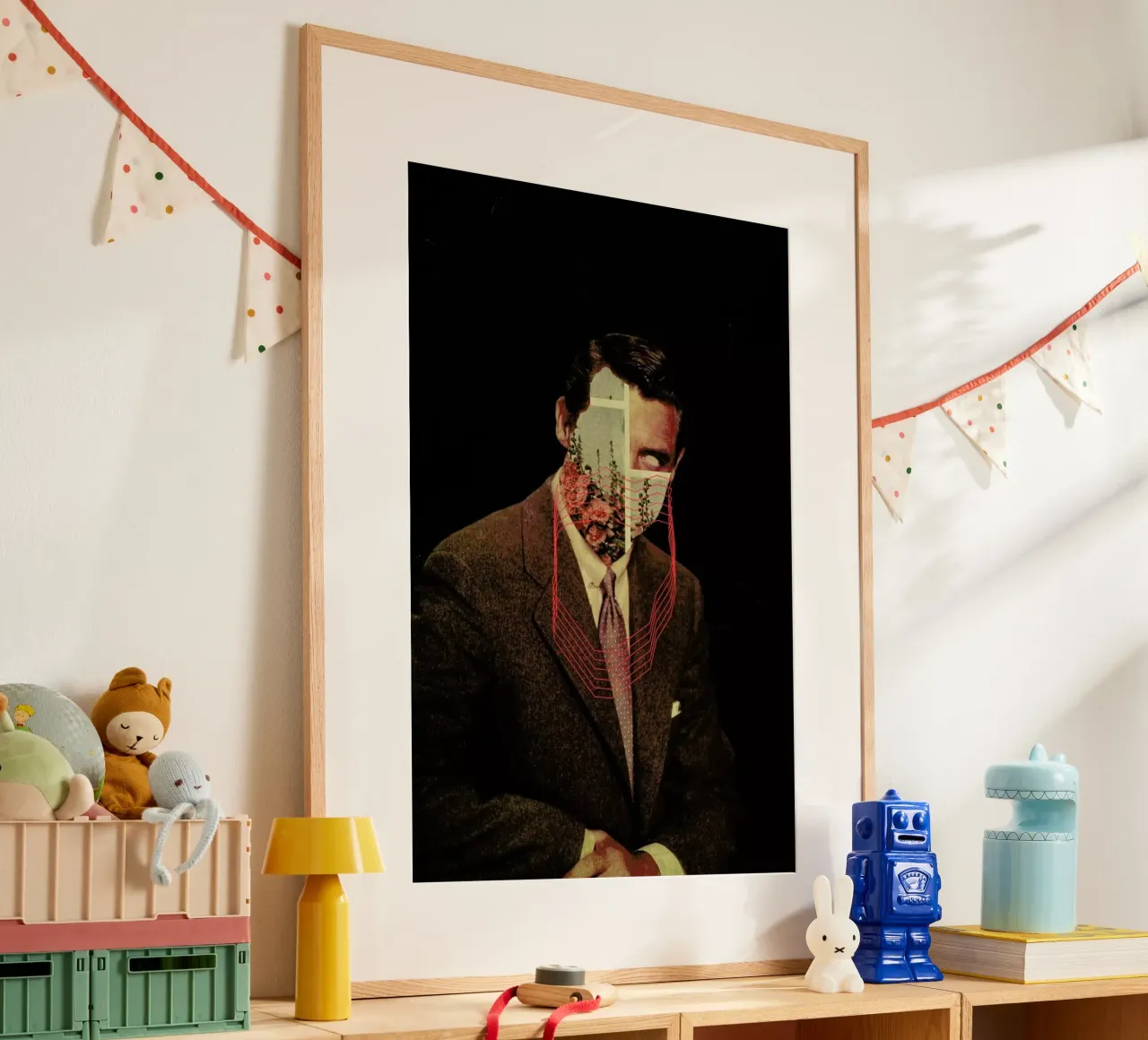 Portrait poster con telaio in plastica da Frank Moth