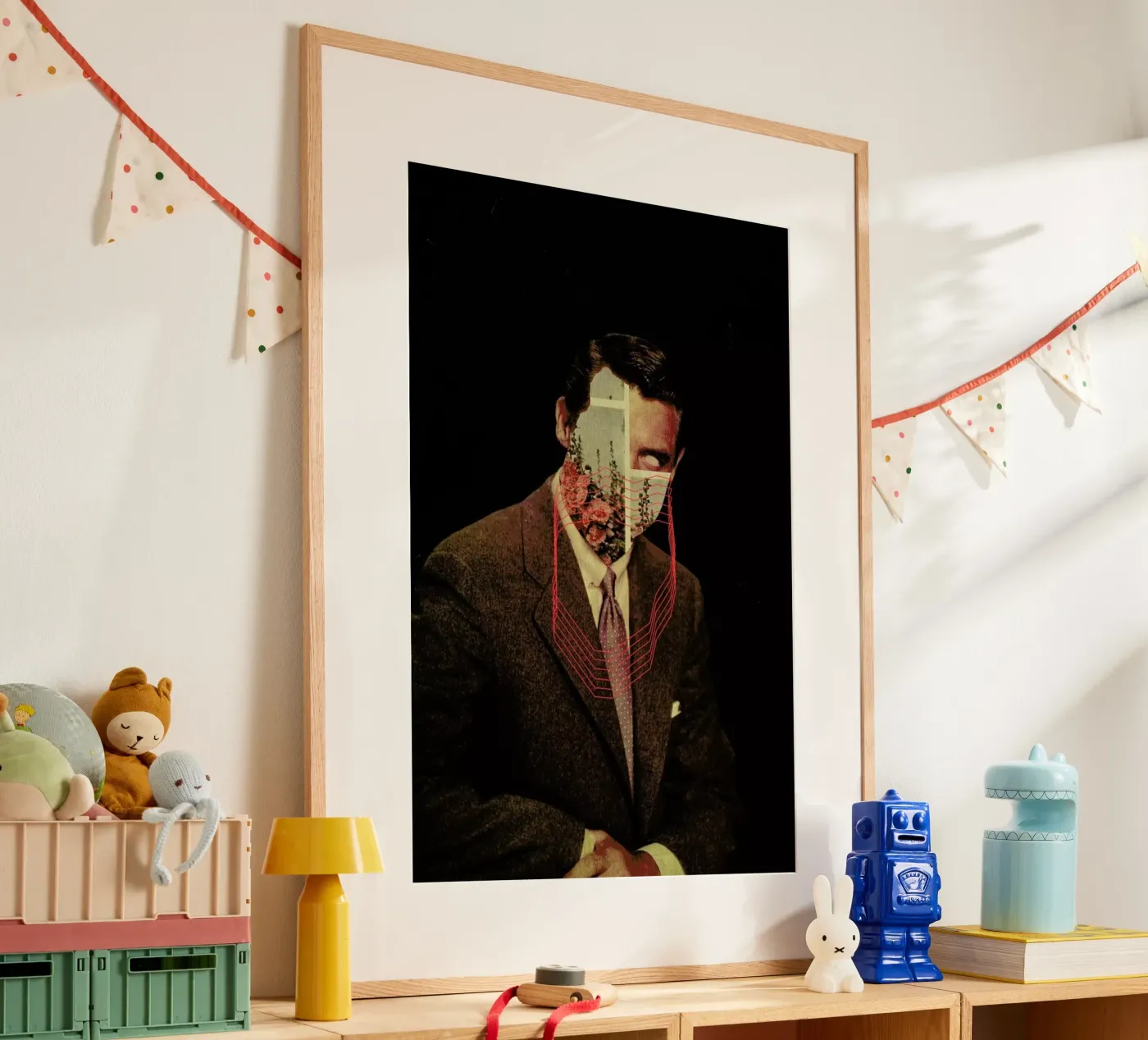 Portrait poster van Frank Moth