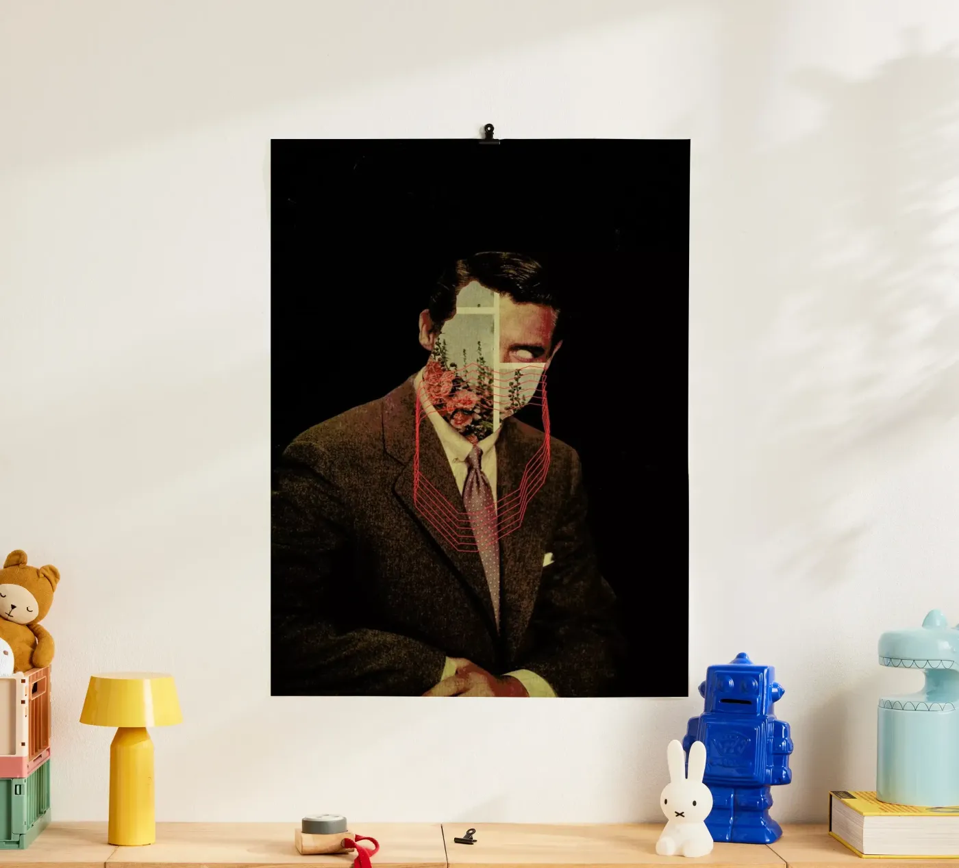 Portrait poster van Frank Moth
