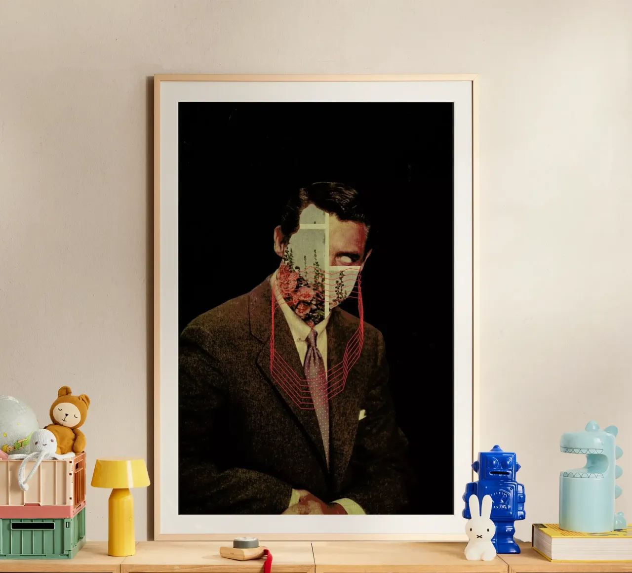 Portrait poster con telaio in plastica da Frank Moth
