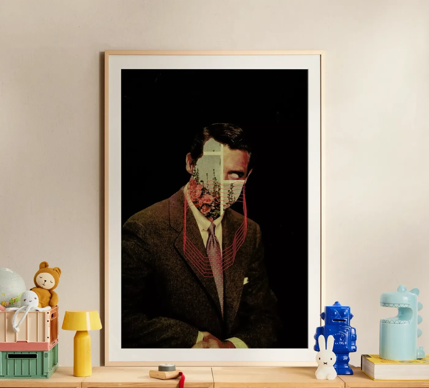 Portrait poster van Frank Moth