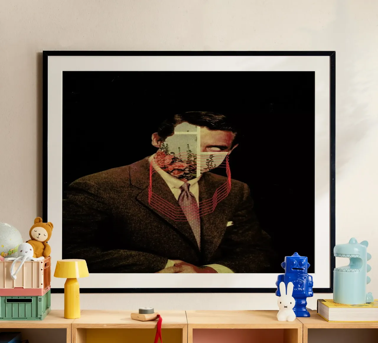 Portrait poster con telaio in plastica da Frank Moth