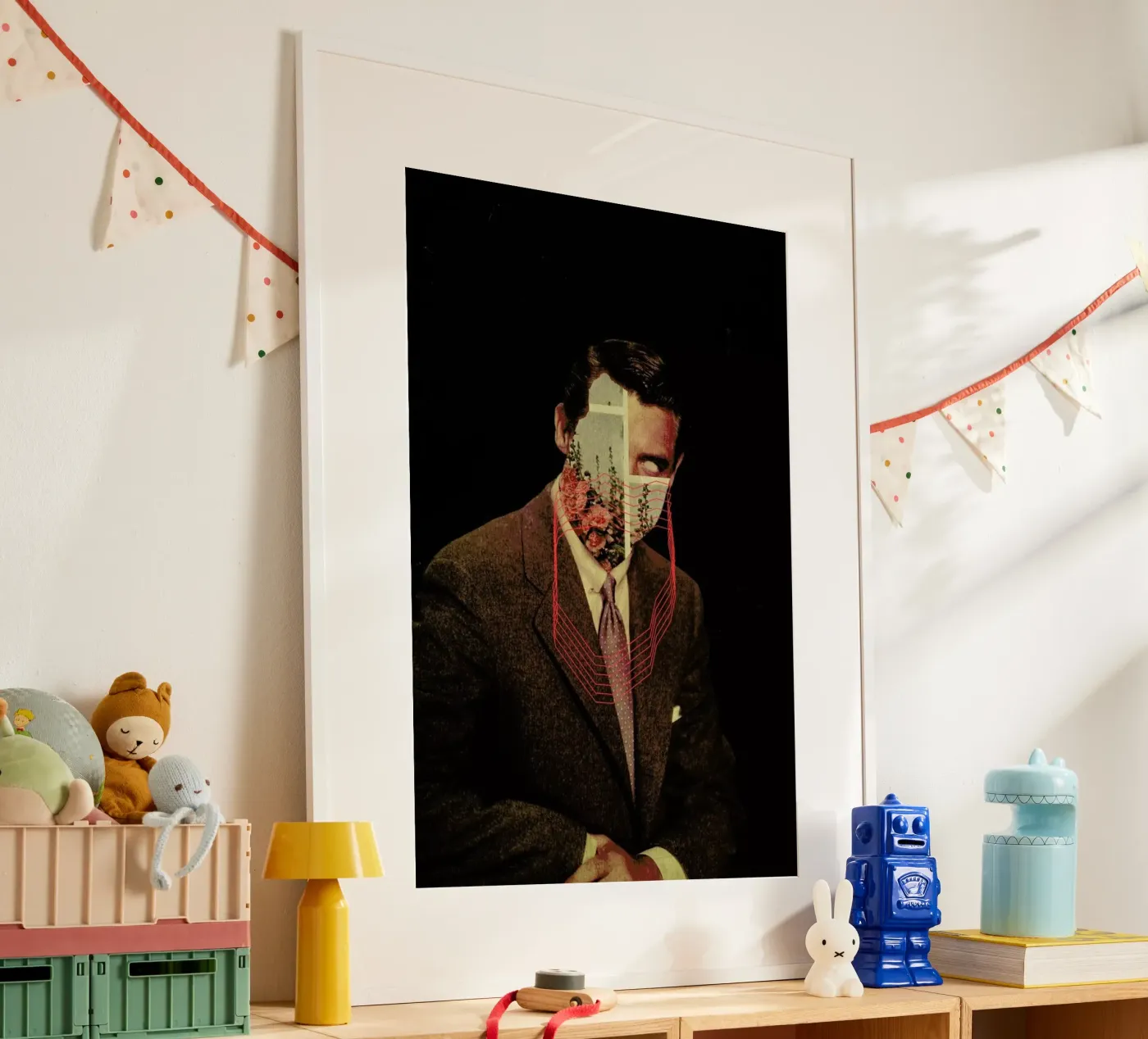 Portrait poster van Frank Moth