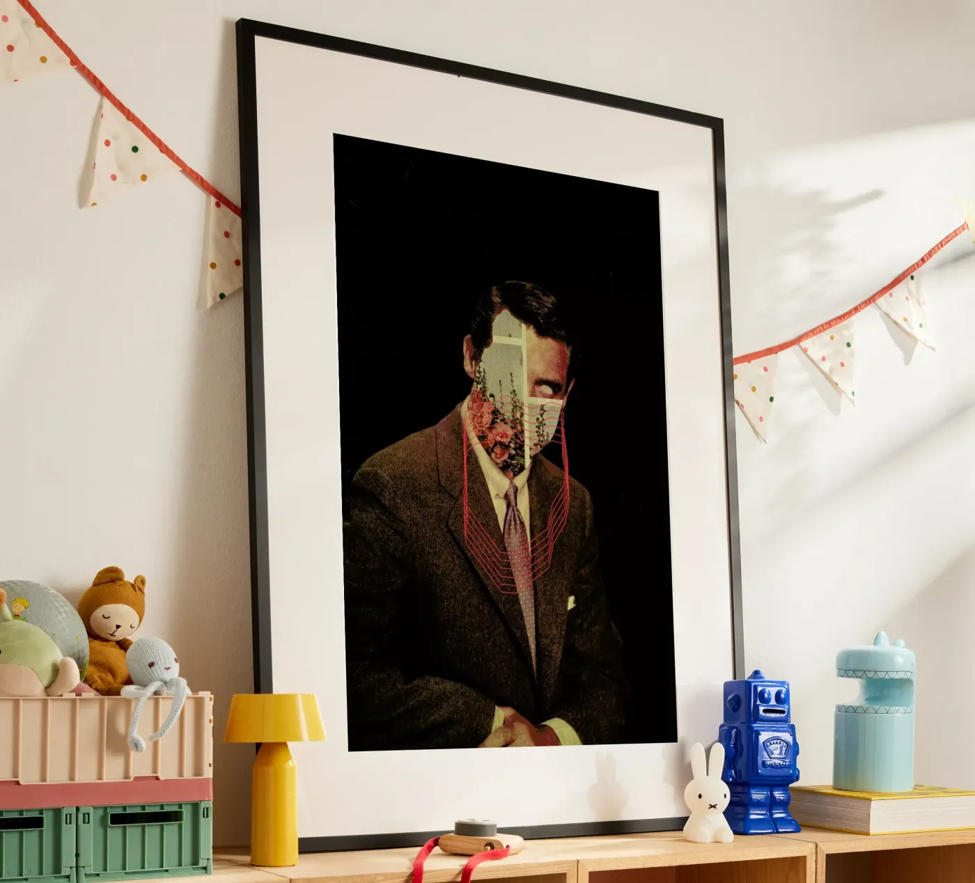 Portrait poster van Frank Moth