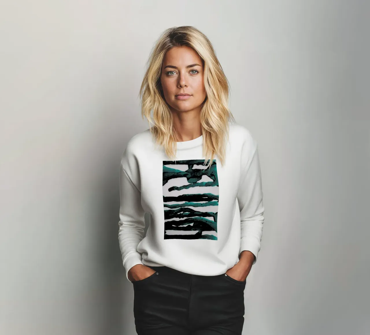 Abstract Forest 3 of 3 Sweatshirt von Studio Nahili
