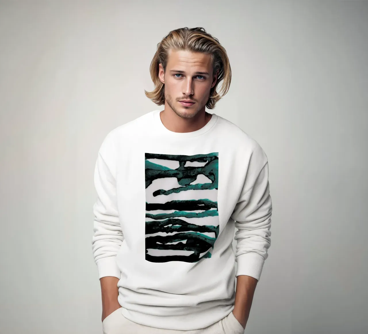 Abstract Forest 3 of 3 Sweatshirt von Studio Nahili