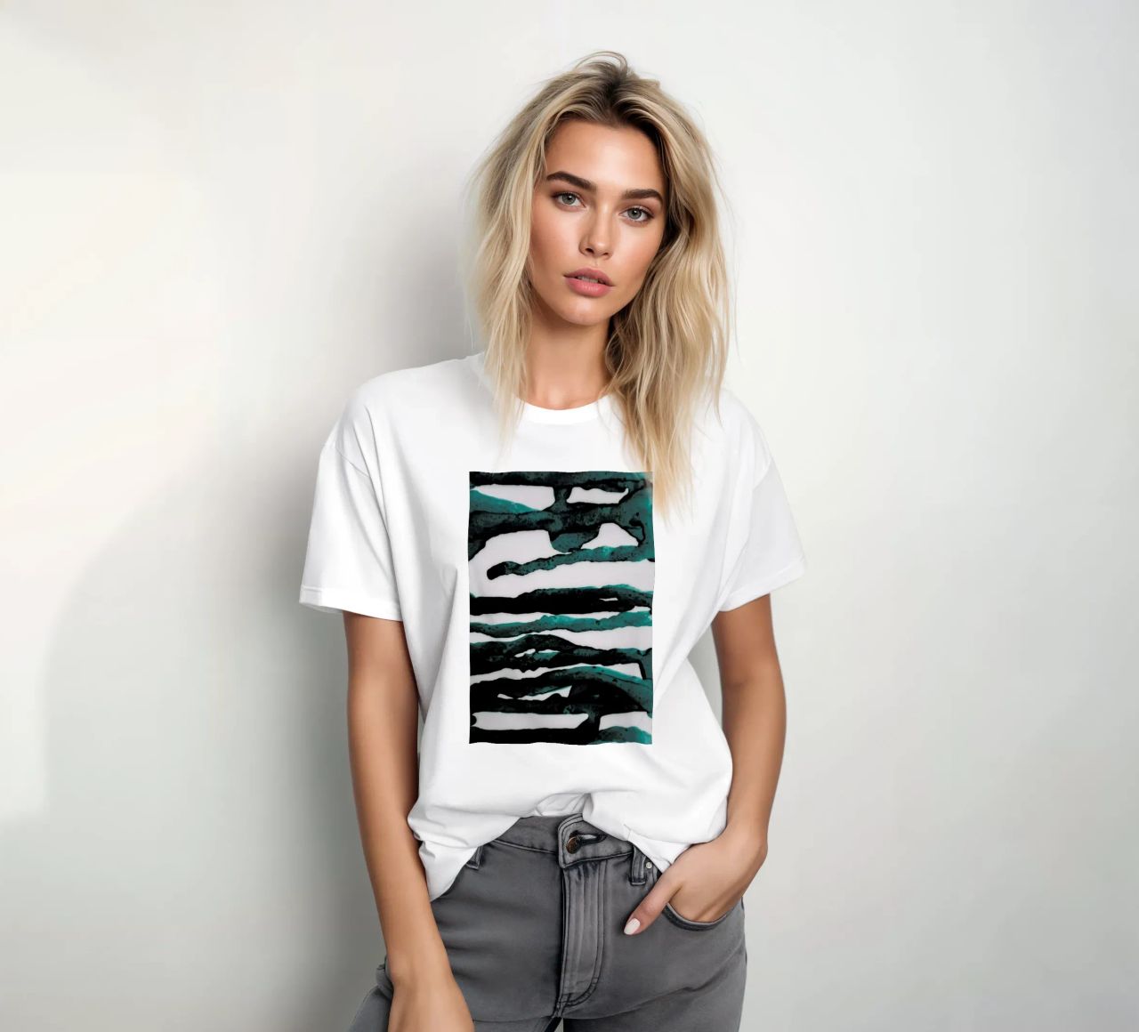 Abstract Forest 3 of 3 t-shirt da Studio Nahili