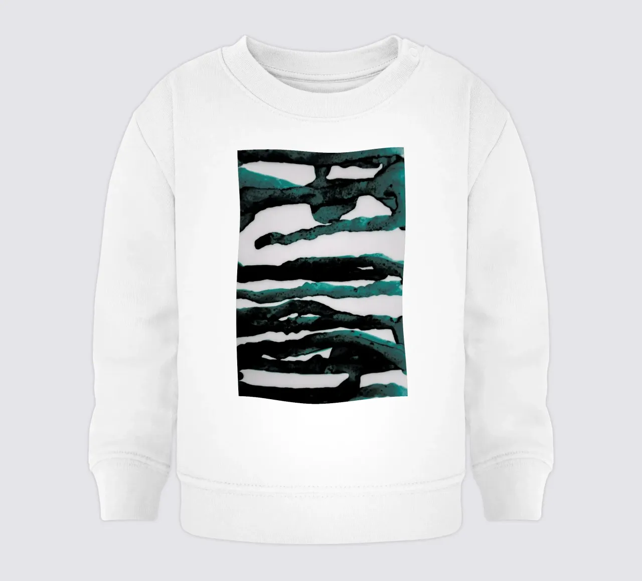 Abstract Forest 3 of 3 baby sweatshirt van Studio Nahili