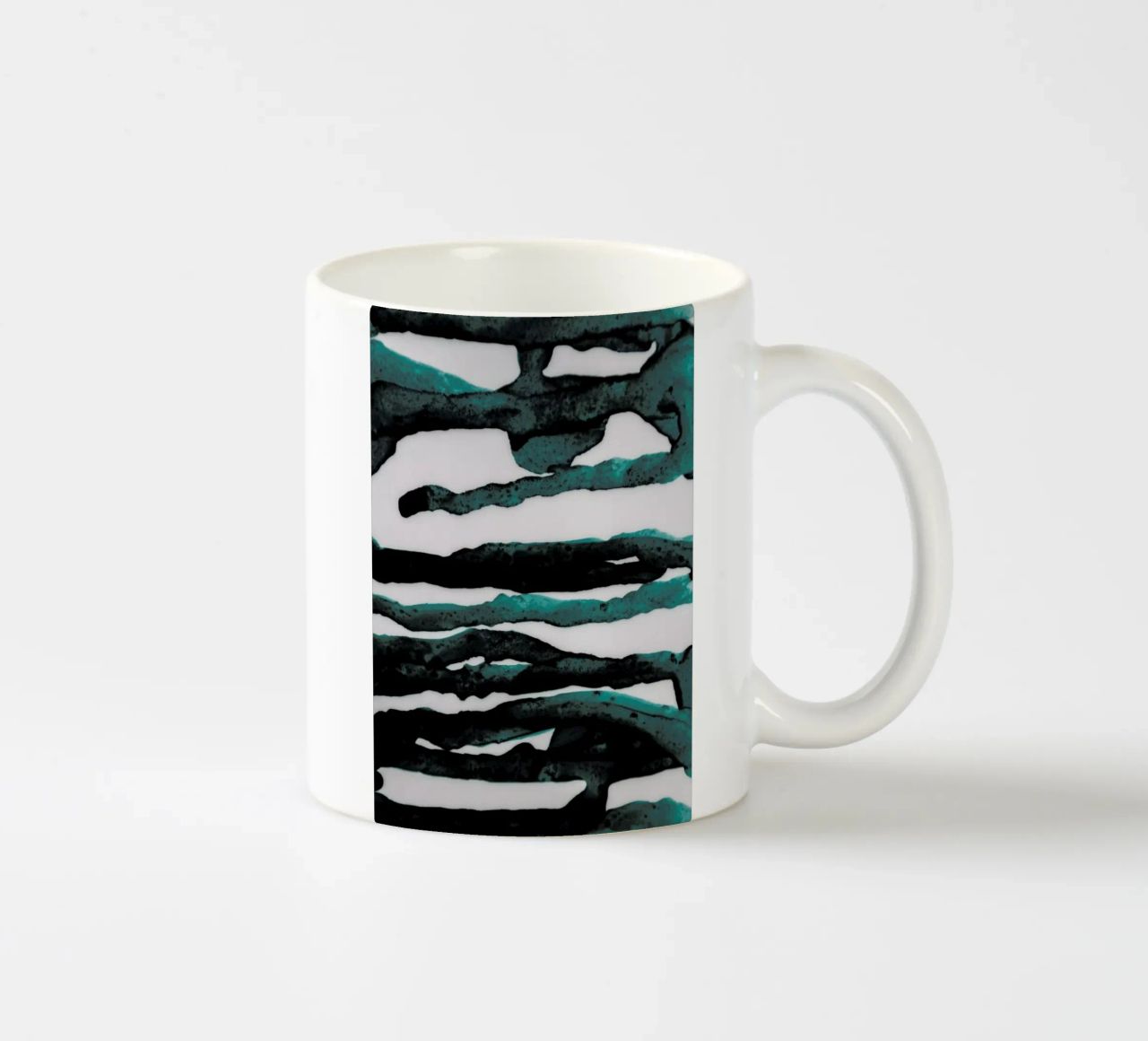 Abstract Forest 3 of 3 tazza in ceramica da Studio Nahili