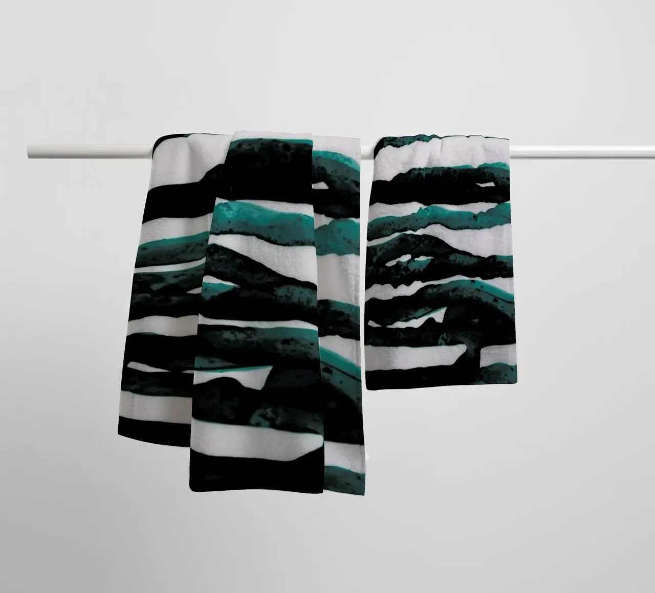 Abstract Forest 3 of 3 asciugamano da bagno da Studio Nahili