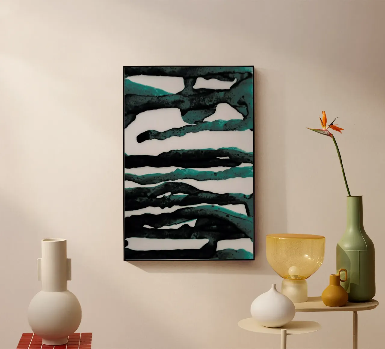 Abstract Forest 3 of 3 plexiglass da Studio Nahili