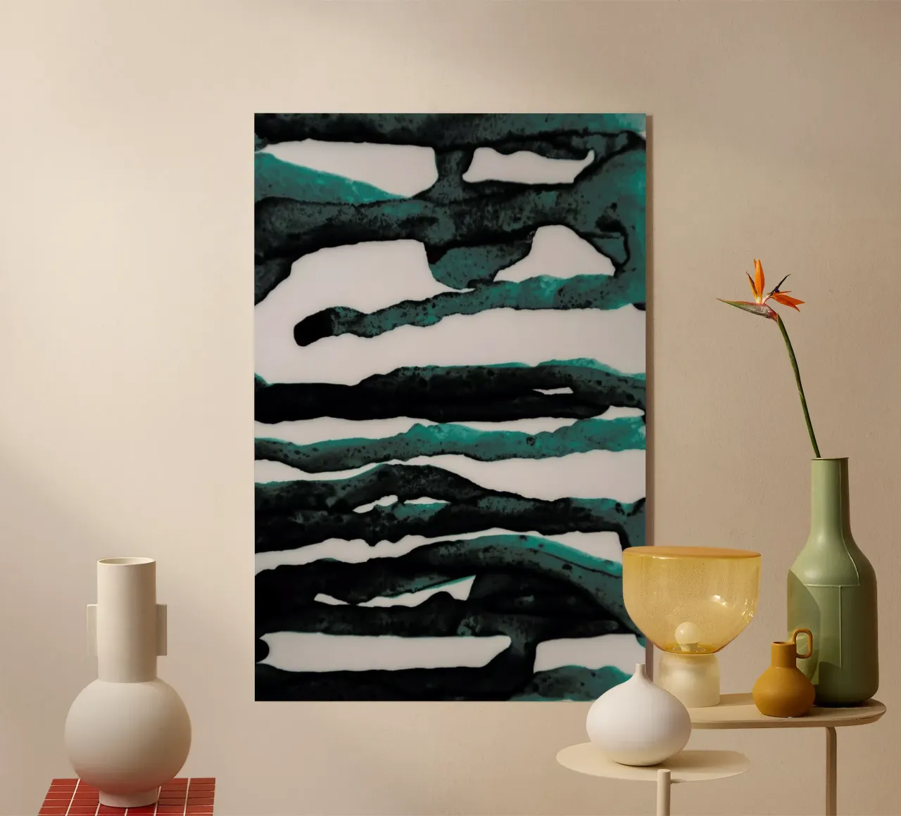 Abstract Forest 3 of 3 plexiglass da Studio Nahili