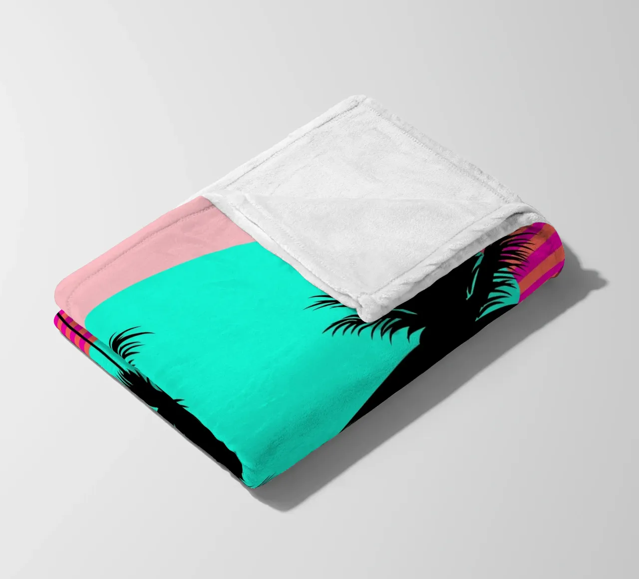 Hello California Sunset Palms coperta in pile da SilverPegasus