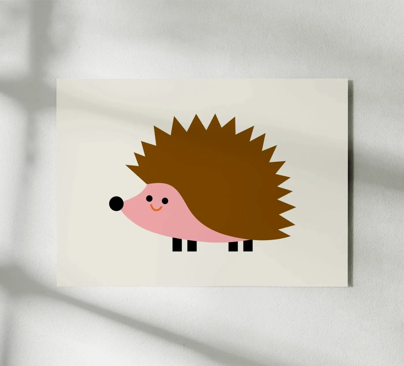 Kleiner Igel acrylic glass by Susann Stefanizen