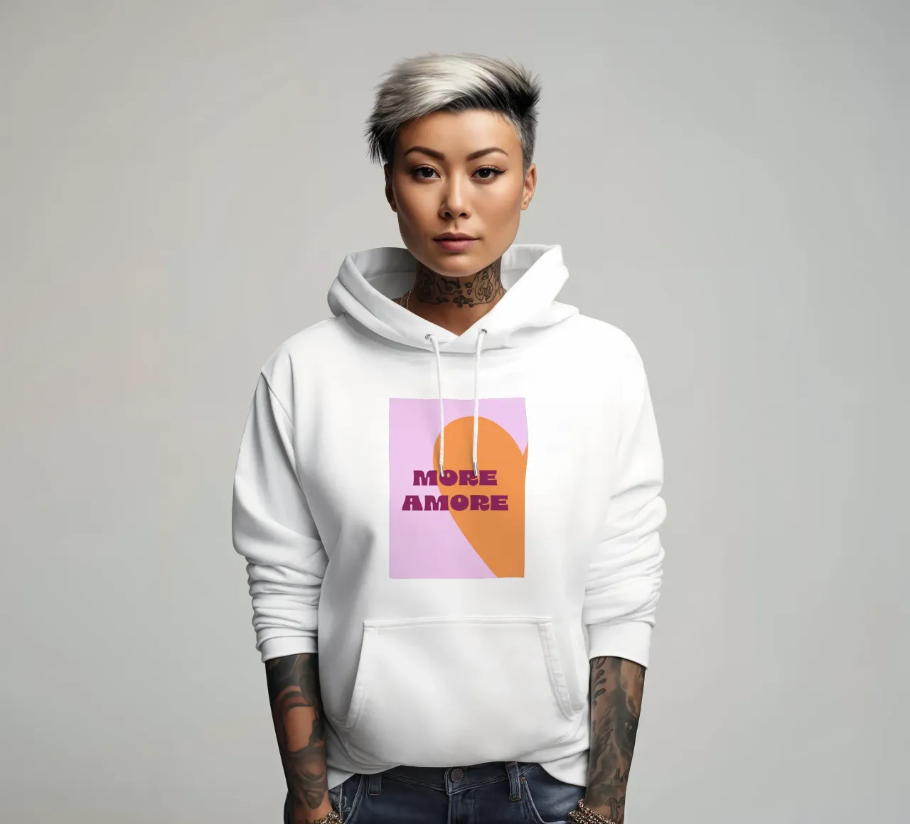 More Amore sudadera con capucha de we line studio - art