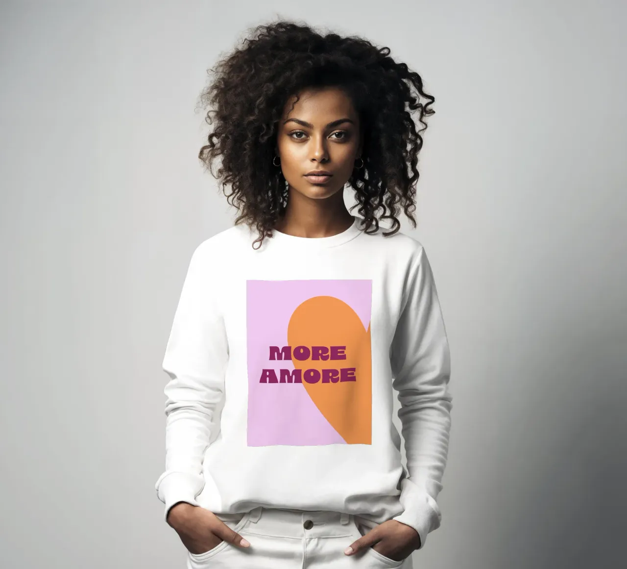 More Amore sweatshirt van we line studio - art