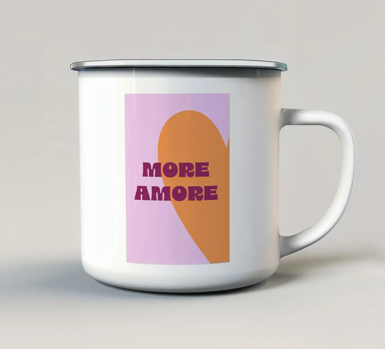 More Amore taza de esmalte de we line studio - art