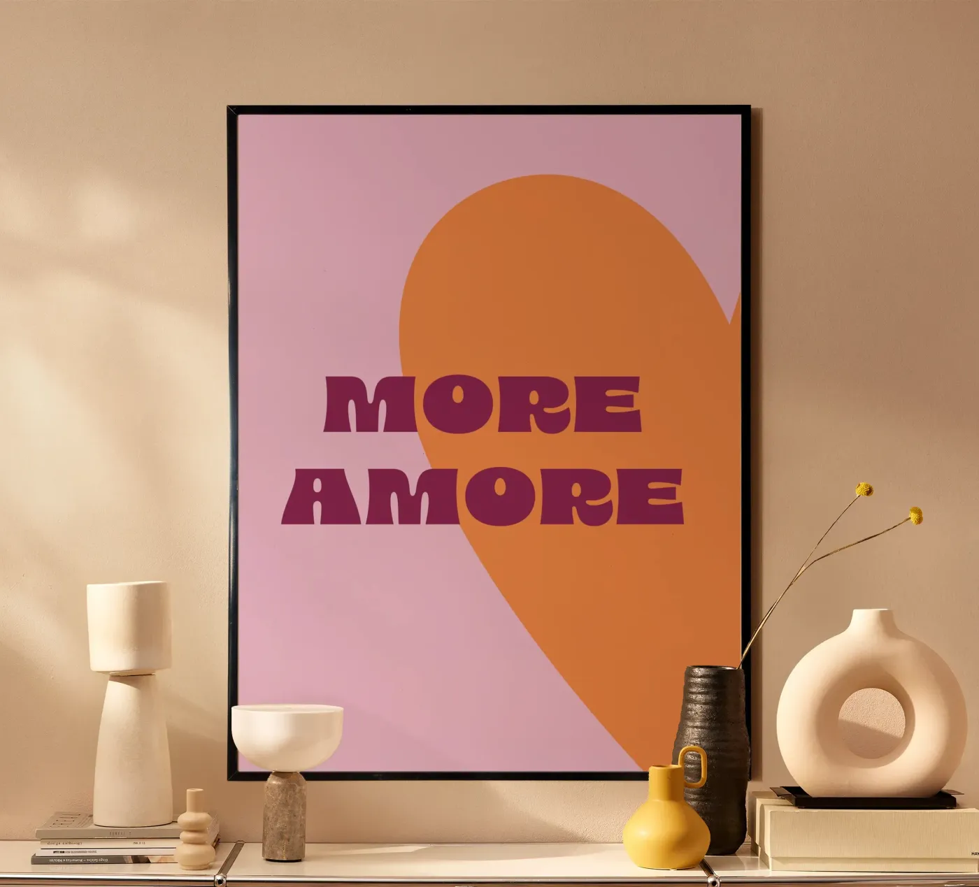 More Amore poster da we line studio - art