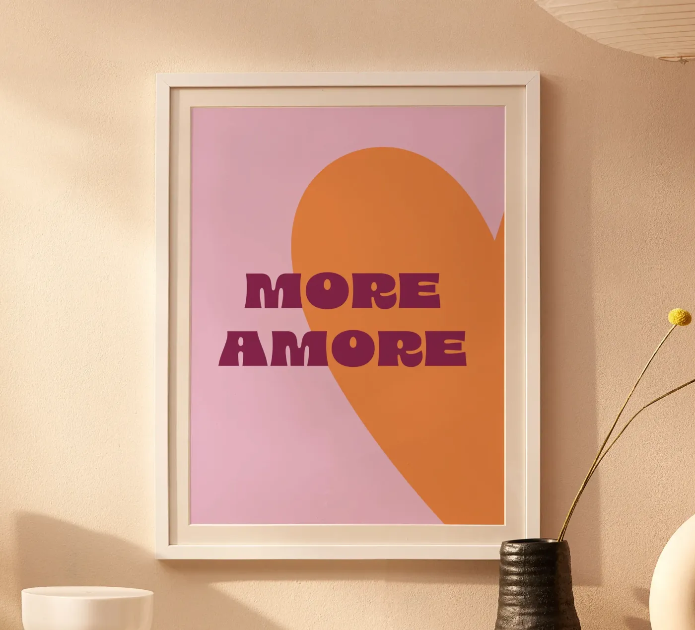 More Amore poster da we line studio - art