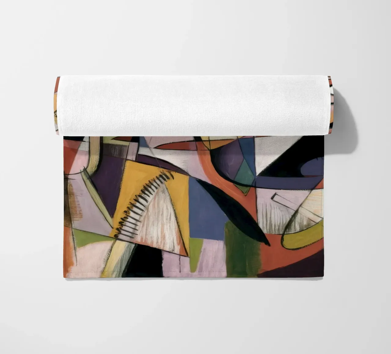 Facce eco cubiste telo mare da Obisidian Brush