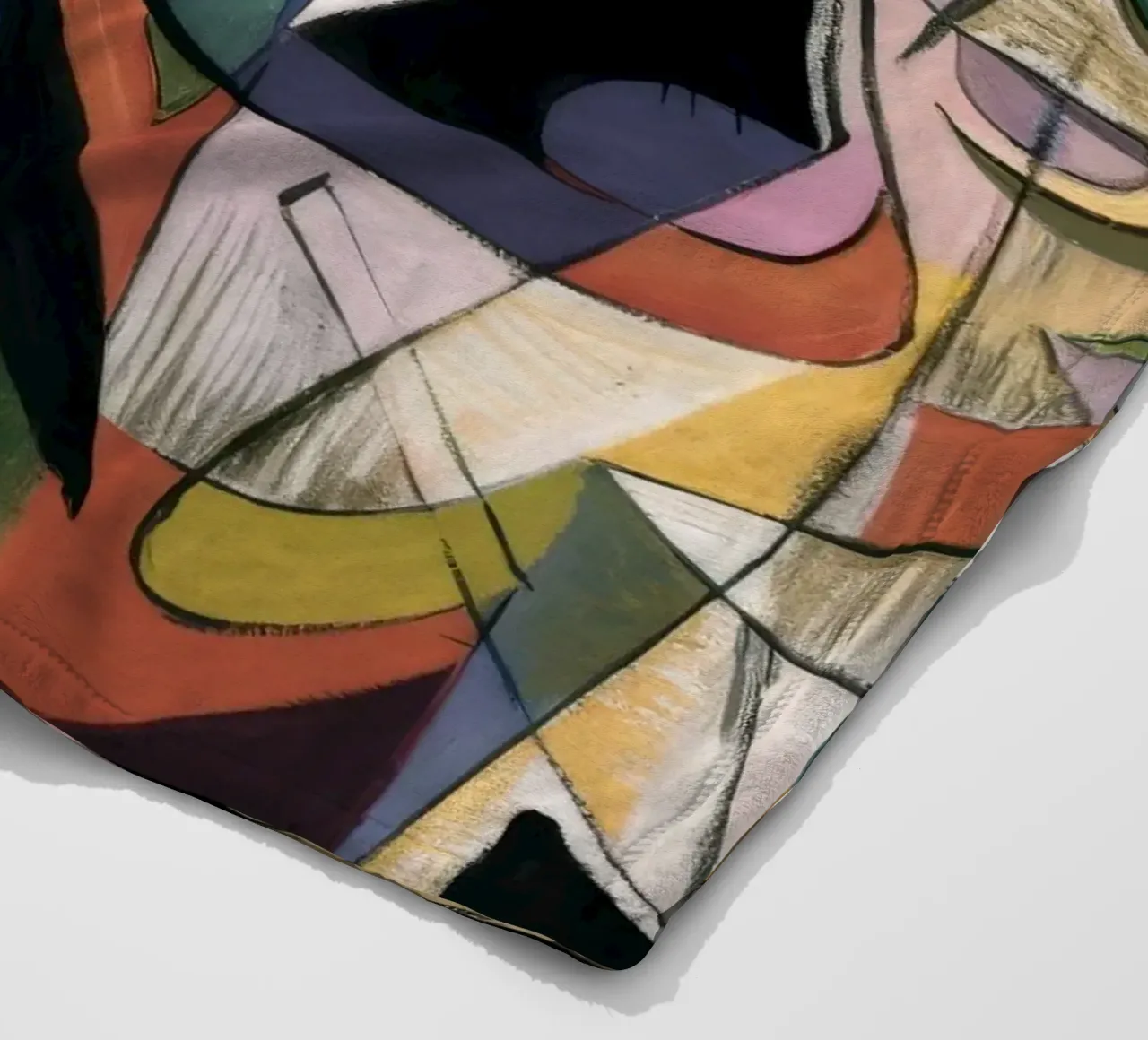 Facce eco cubiste coperta in pile da Obisidian Brush