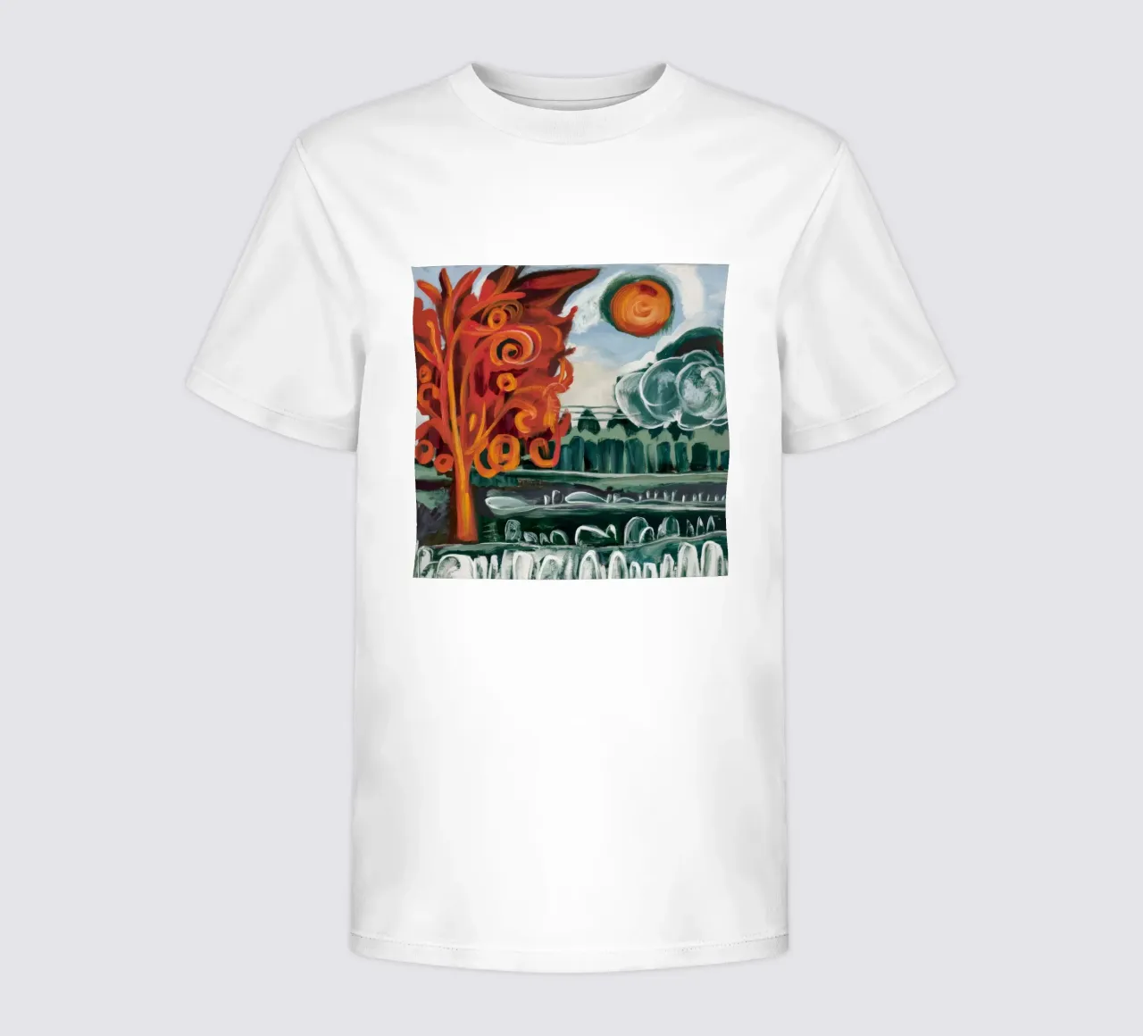 Sonnenspirale Hain Kinder T-Shirt von Obisidian Brush