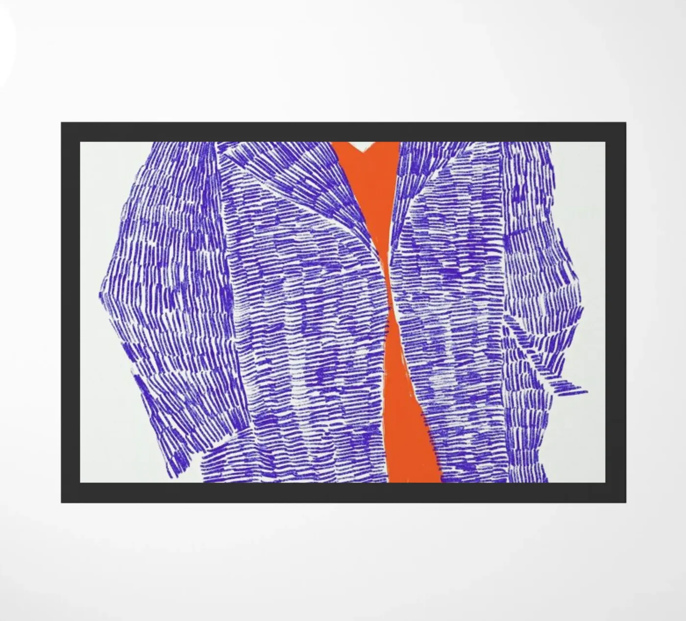 Boxy Cut zerbino da Graphite