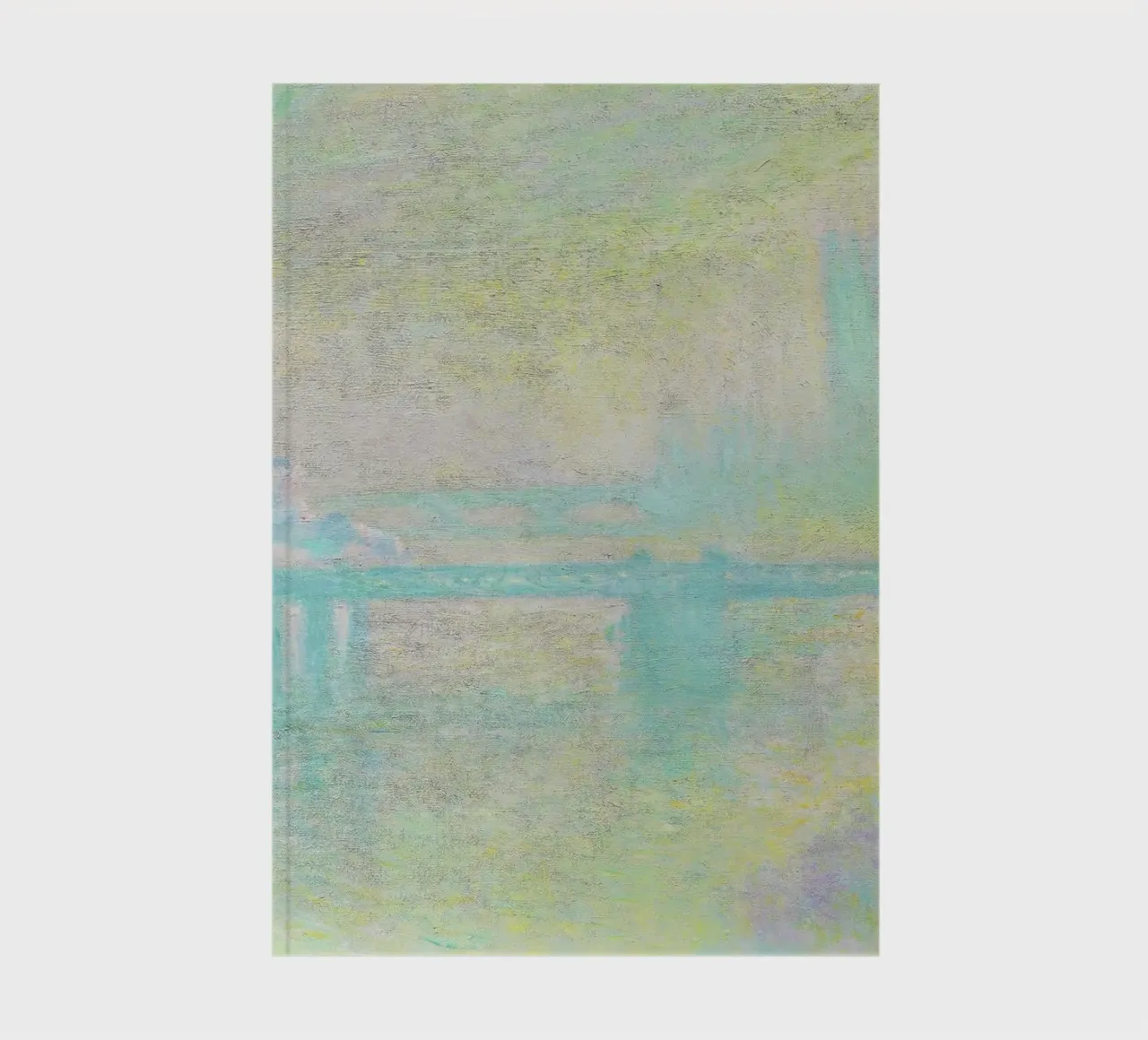 Charing Cross Bridge, London (1901) by Claude Monet notebook by Monet Art Prints