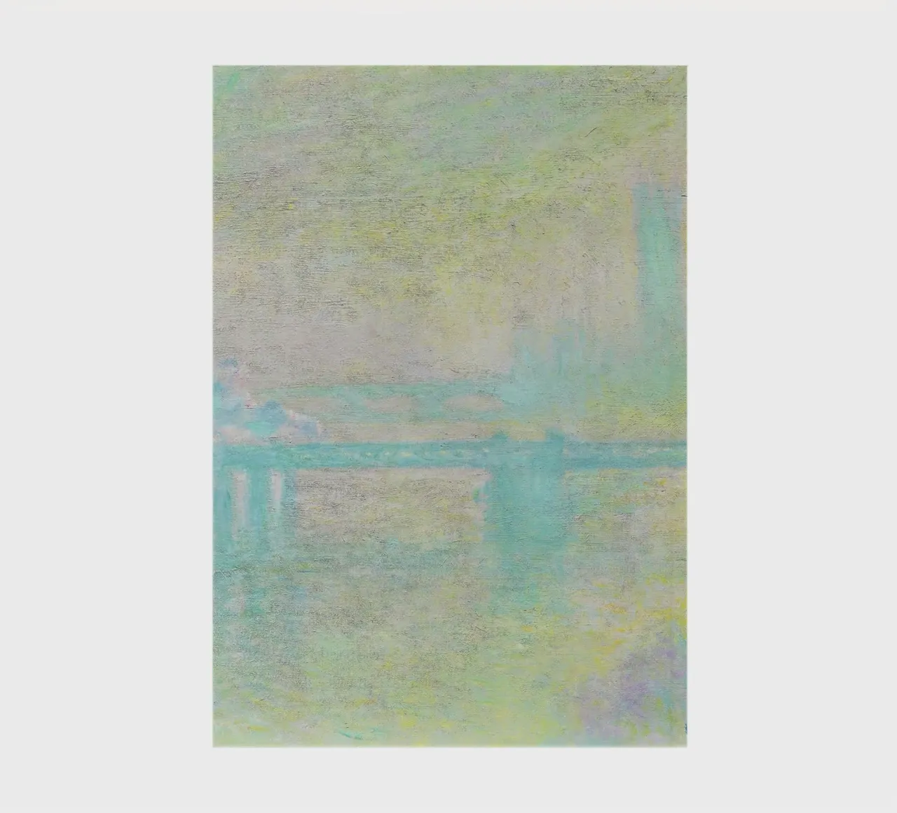 Charing Cross Bridge, London (1901) by Claude Monet notebook by Monet Art Prints