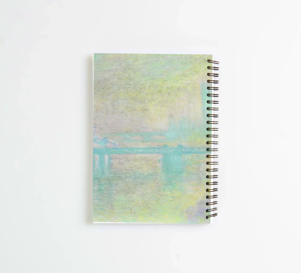 Charing Cross Bridge, London (1901) by Claude Monet spiral notebook by Monet Art Prints