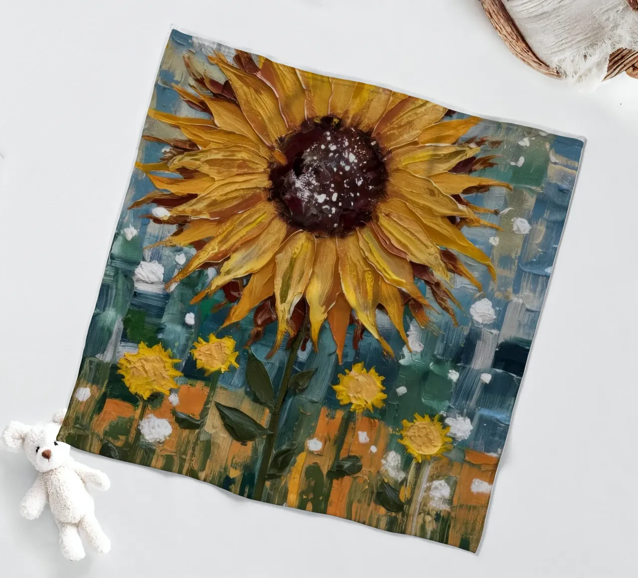 Gioia del fiore d'oro coperta in pile da Obisidian Brush