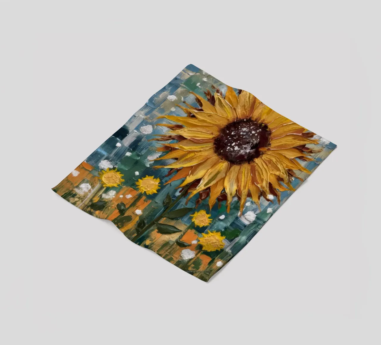 Gioia del fiore d'oro coperta in pile da Obisidian Brush