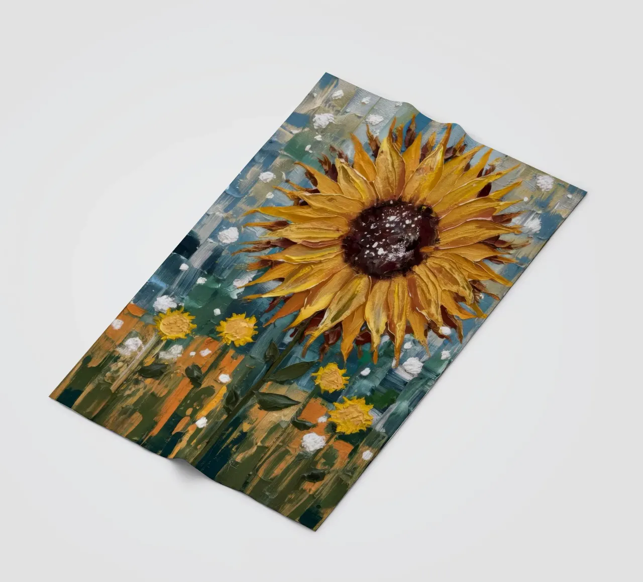 Gioia del fiore d'oro coperta in pile da Obisidian Brush