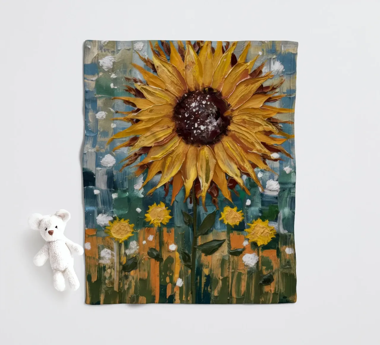 Gioia del fiore d'oro coperta in pile da Obisidian Brush