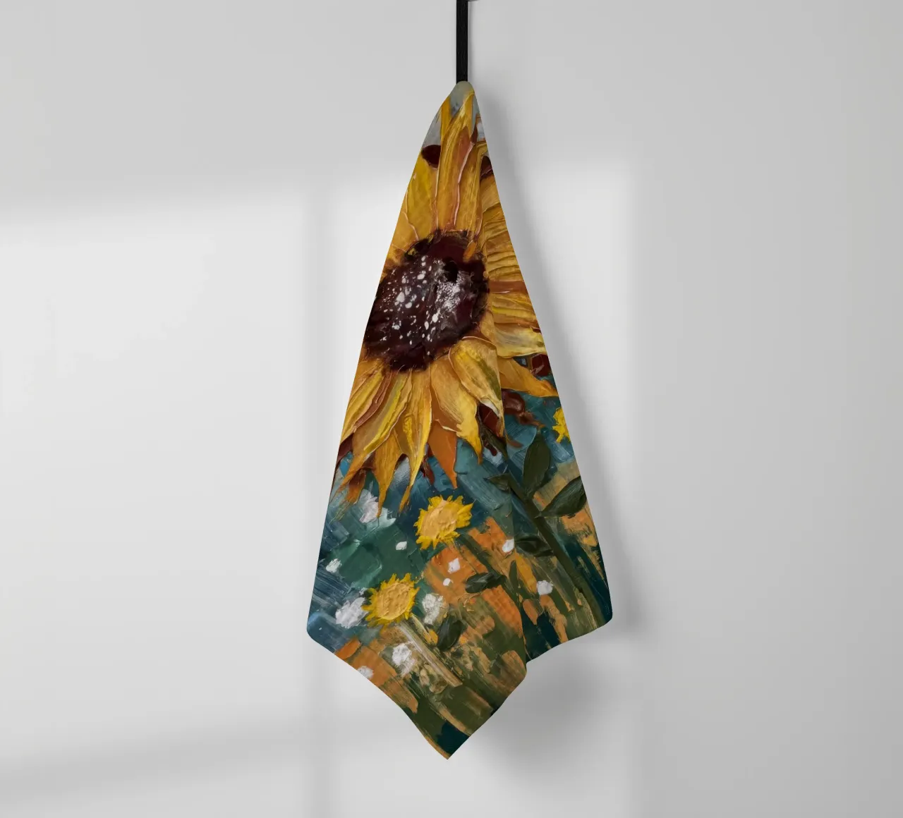 Gioia del fiore d'oro canovaccio da cucina da Obisidian Brush