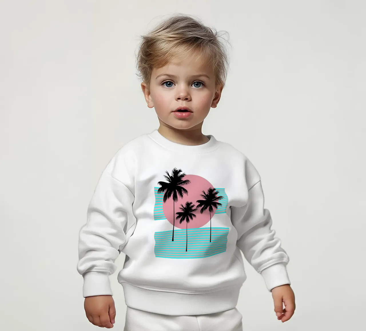 Hello California Ocean Breeze felpa neonato da SilverPegasus