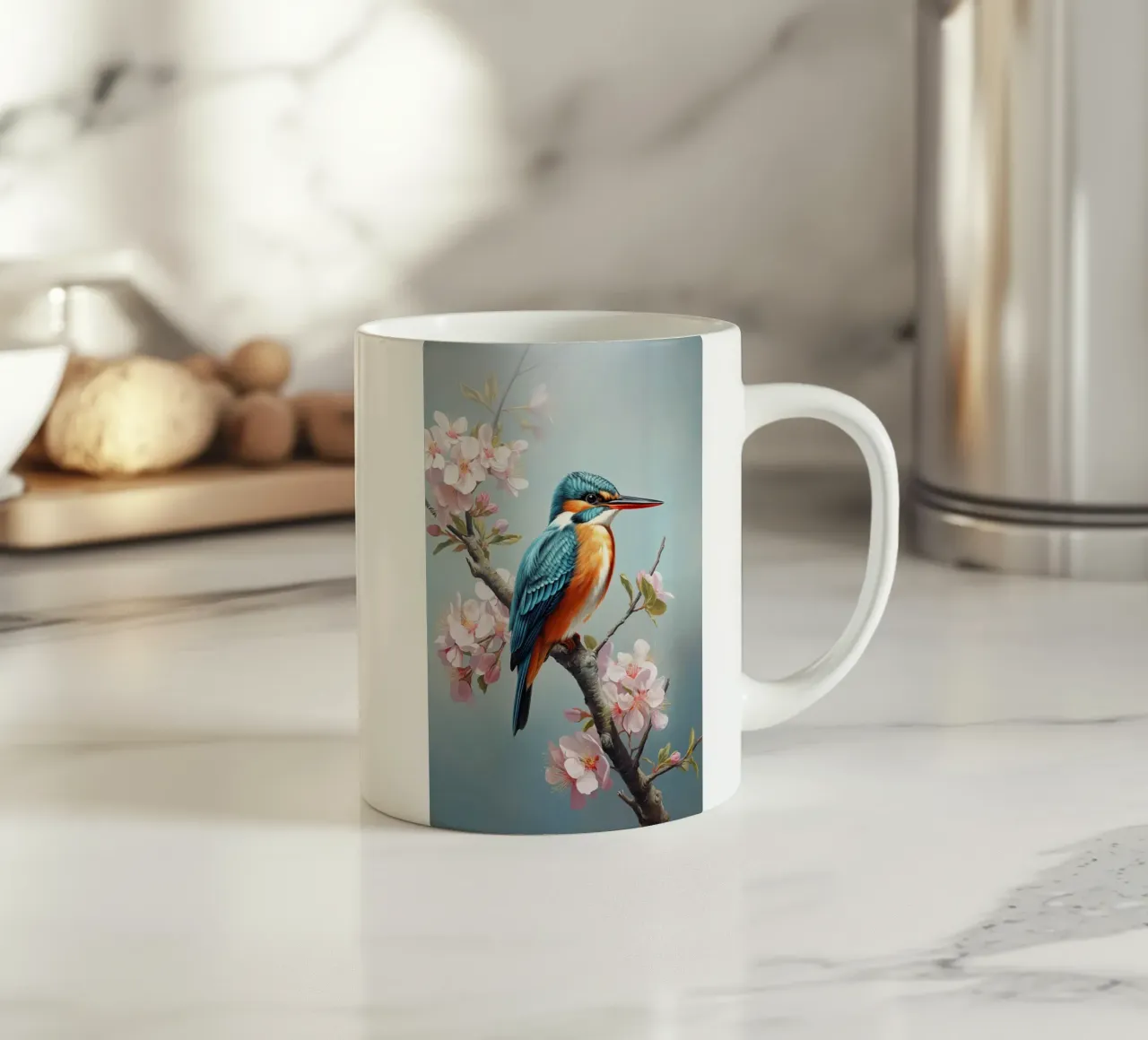 Martin pescatore tazza in ceramica da Imagine