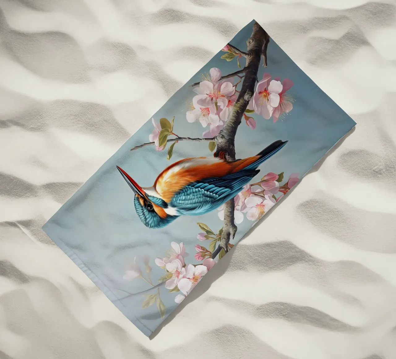 Martin pescatore telo mare da Imagine