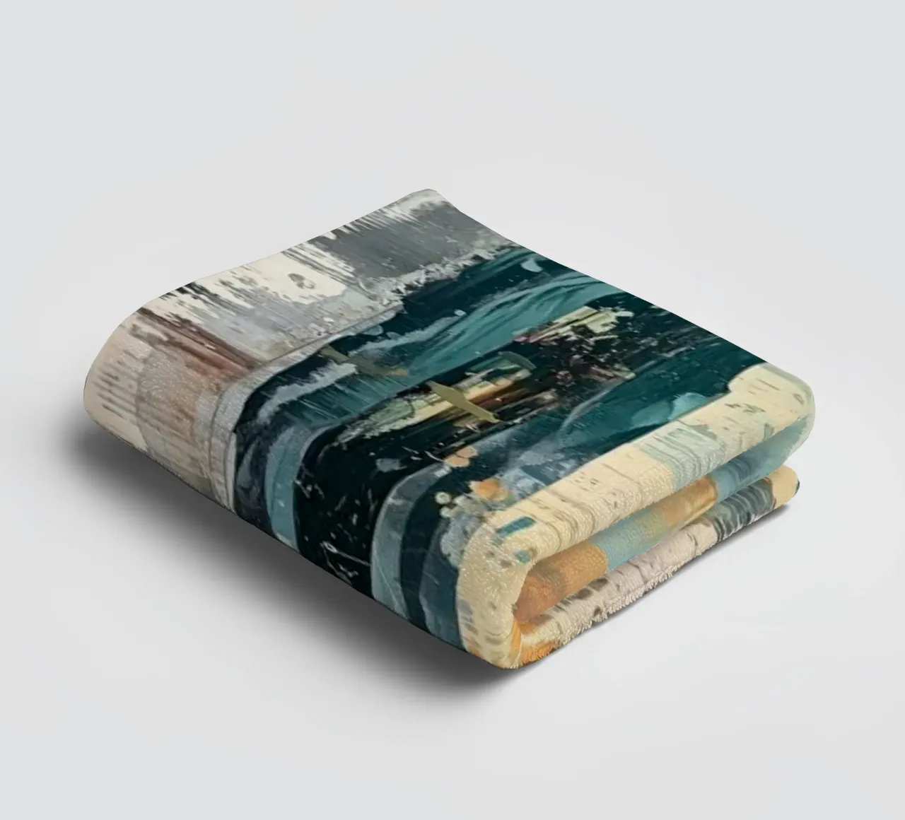 Abstract birch forest towel by Imagine