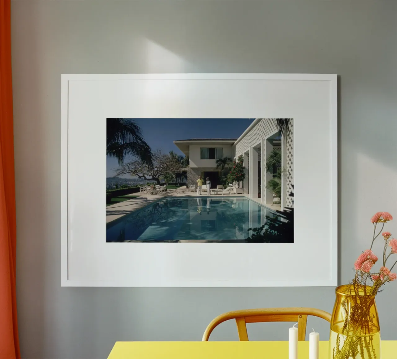 Acapulco Pool - Schlanke Aaronen Hahnemühle von Chrisvintage