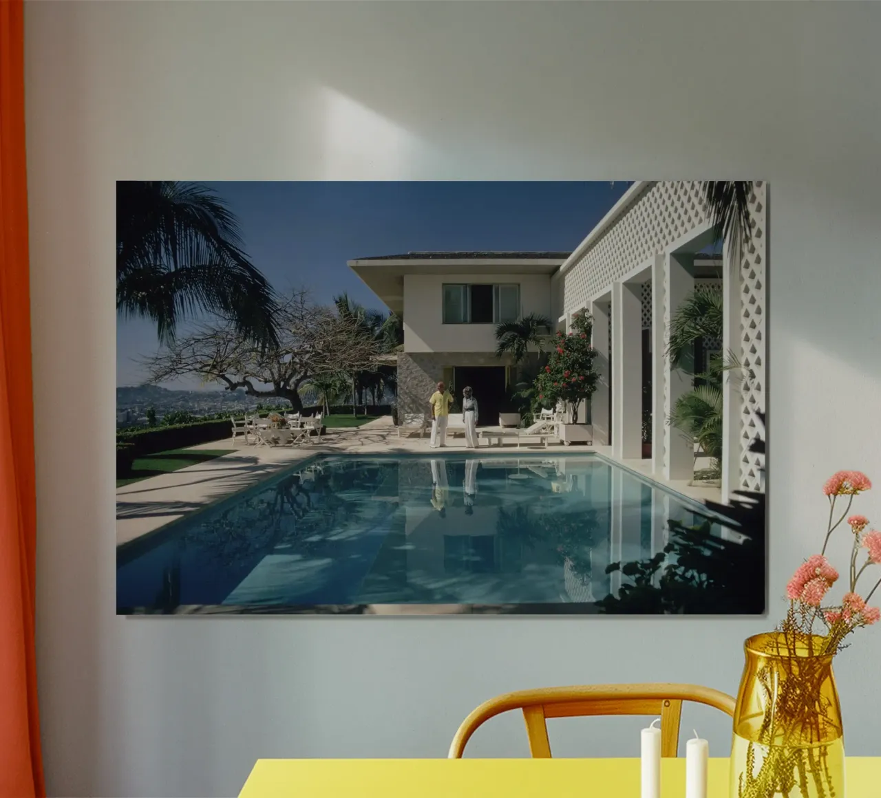 Acapulco Pool - Schlanke Aaronen Hahnemühle von Chrisvintage