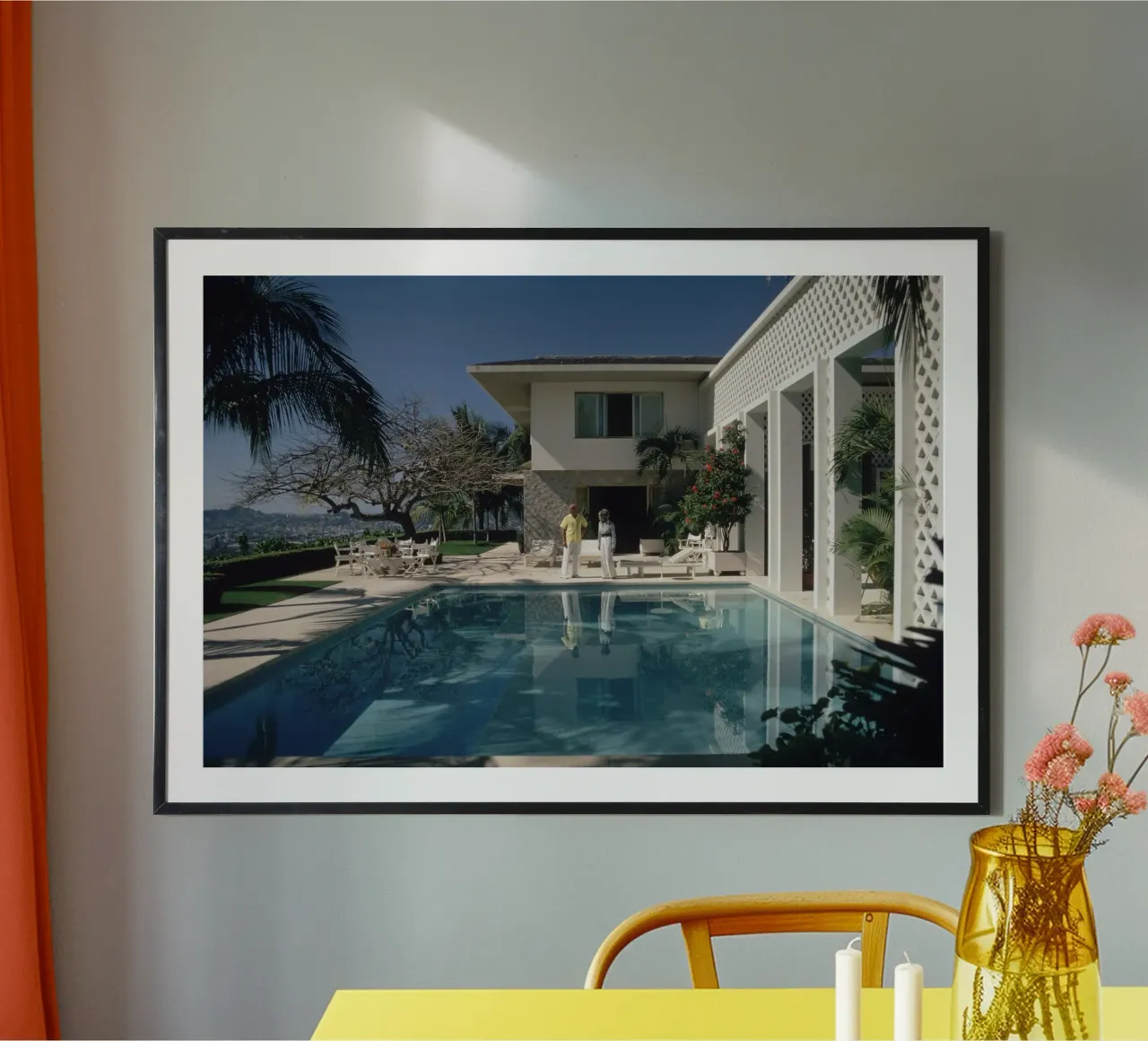 Acapulco Pool - Schlanke Aaronen Hahnemühle von Chrisvintage