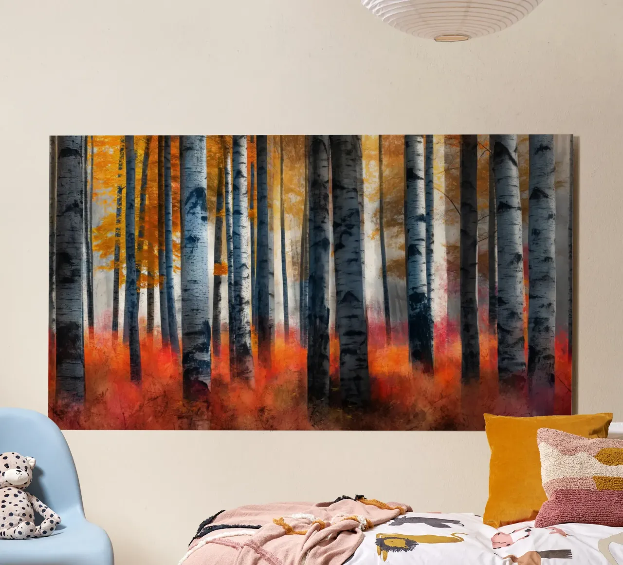 Birkenwald Alu-Dibond von Imagine