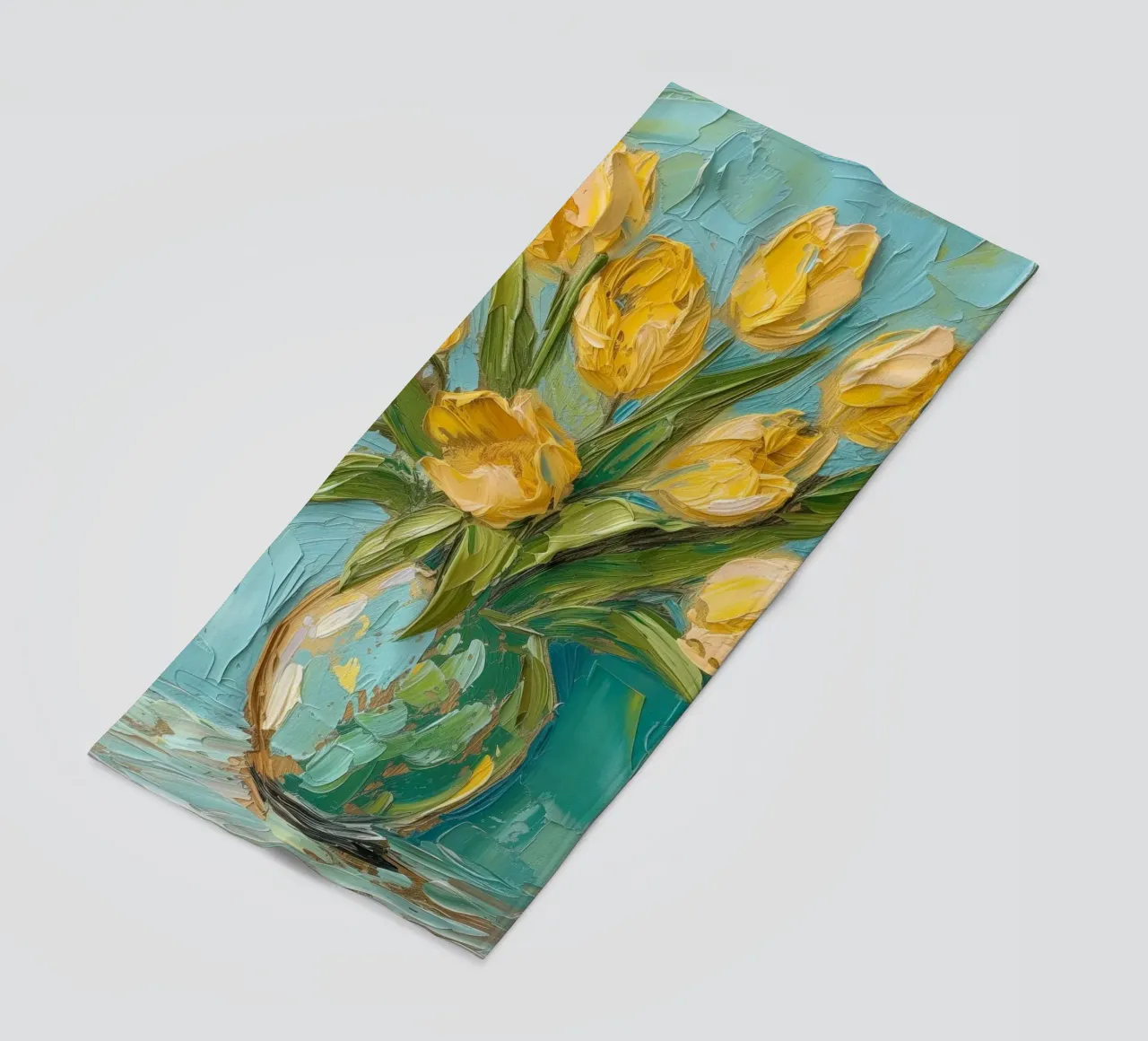 Tulipani gialli telo mare da Imagine